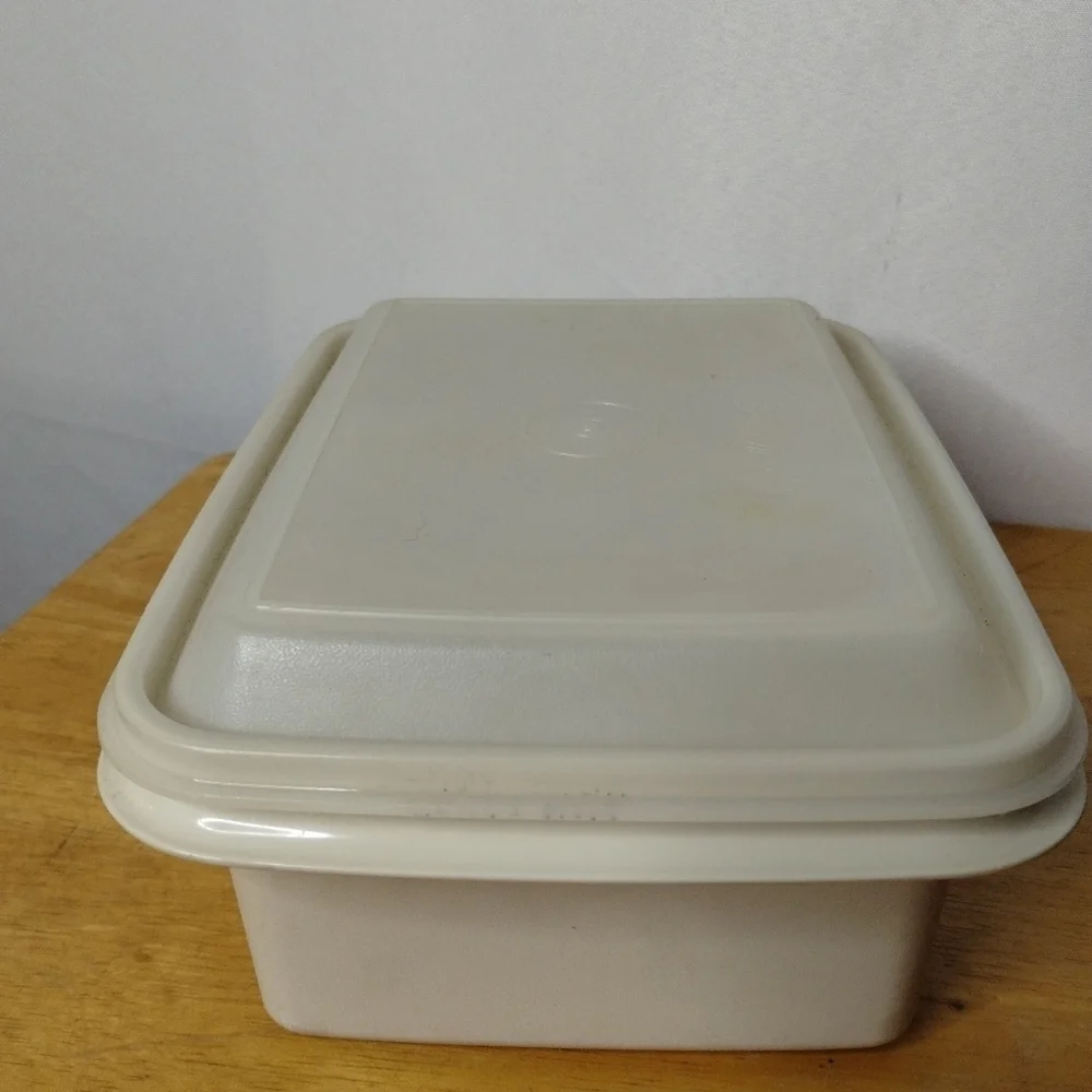 Vintage Tupperware freeze and save ice cream keeper